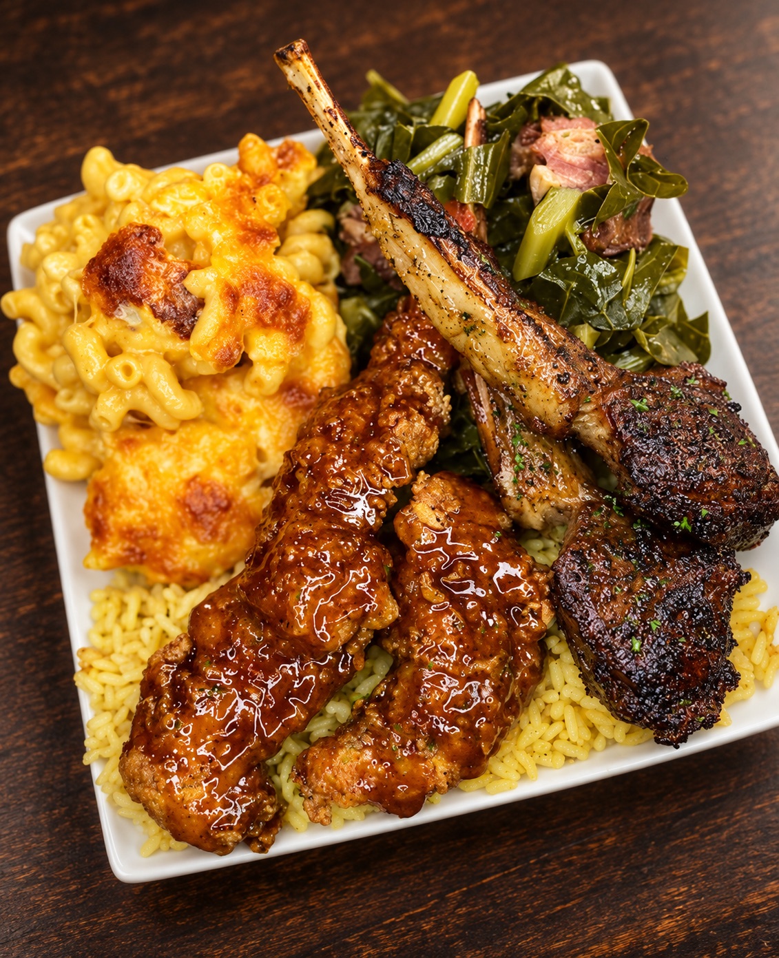 Lamb chop event entrée by Juicy Jay